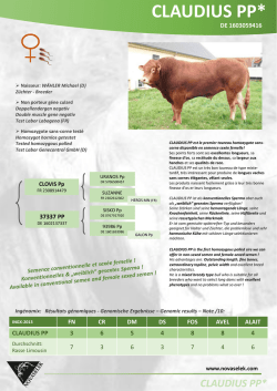 CLAUDIUS PP HP 2015