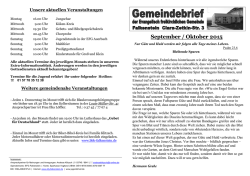 September / Oktober 2015