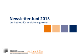 IVW-Newsletter 06/2015