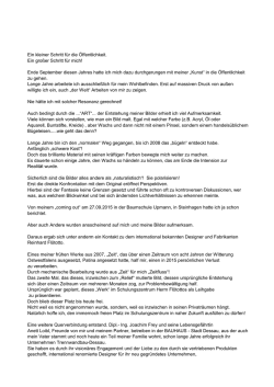Ein kleiner Schritt f&uuml;r die &Ouml;ffentlichkeit. Ein gro&szlig;er - ellen