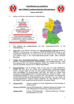 Infoblatt Talentf&ouml;rderung weiblich 2016-17