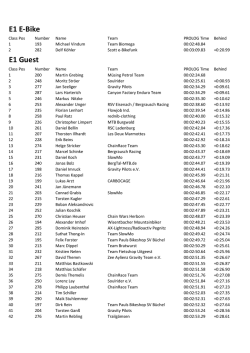 E1 E-Bike E1 Guest