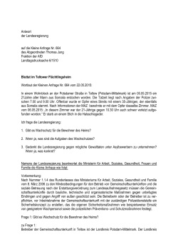 Die Antwort als PDF - AfD Fraktion Brandenburg