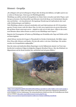 Idomeni - Gevgelija