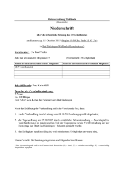 15. Oktober 2015 - Stadt Bad Säckingen