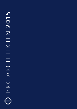 BKG-Broschüre 2015 - BKG Architekten AG