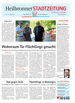 Heilbronner Stadtzeitung Nr. 17 20.08.2015