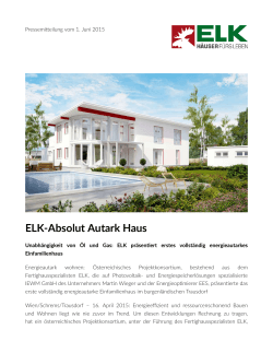 ELK-Absolut Autark Haus