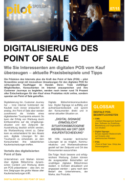digitalisierung des point of sale