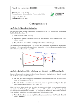 Übungsblatt 6