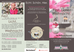 Fest. Licht. Weihnacht. Fest. Licht. Weihnacht.