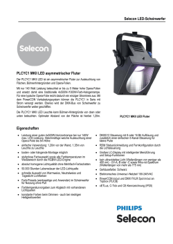 Selecon LED-Scheinwerfer PLCYC1 MKII LED asymmetrischer