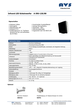 Infrarot LED Scheinwerfer A-IRS-120/80