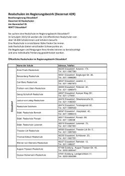 Realschulen im Regierungsbezirk