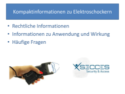 Informationen zu Elektroschockern