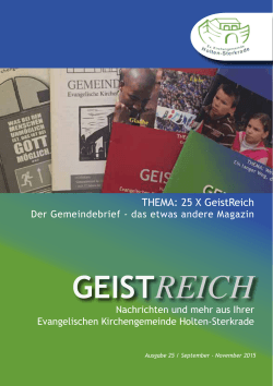 geistreich - Evangelische Kirchengemeinde