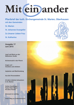 Pfarrbrief der kath. Kirchengemeinde St. Marien, Oberhausen