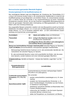 Umsetzungsbeispiel Englisch, Qualifikationsphase (2) ( PDF / 122 KB )