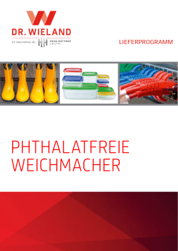 Phthalatfreie Weichmacher