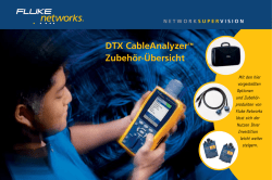 DTX CableAnalyzer&trade; Zubeh&ouml;r