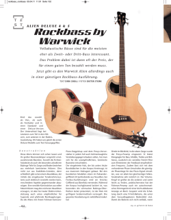 Downloads Test: Gitarre & Bass 5/11 - MM-Musik-Media