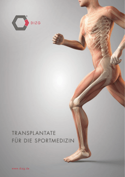 transplantate für die sportmedizin