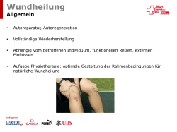 Wundheilung - Swiss Athletics