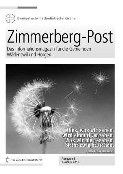 Ausgabe 5/15 - EMK Region Zimmerberg