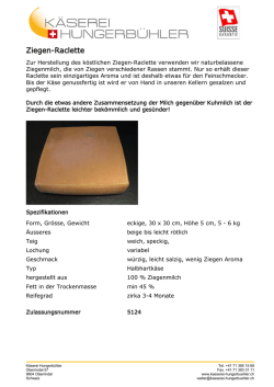 Ziegen-Raclette - kaeserei