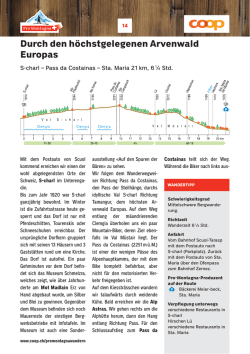 Durch den h&ouml;chstgelegenen Arvenwald Europas