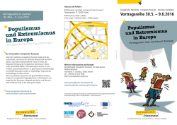 Populismus und Extremismus in Europa