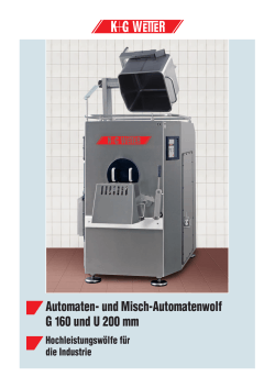 Automaten- und Misch-Automatenwolf G 160 und U 200 mm