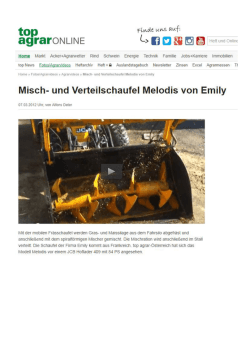 Top Agrar - Misch- und Verteilschaufel Melodis von Emily