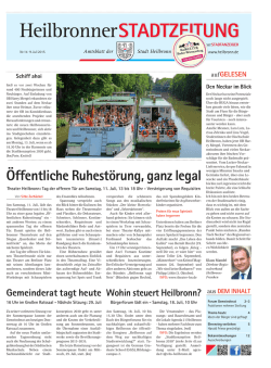 Heilbronner Stadtzeitung Nr. 14 - 09.07.2015 mit Sonderbeilage