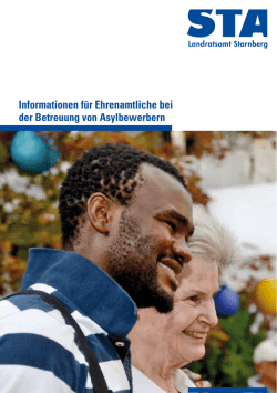 Informationen f&uuml;r ehrenamtliche Helfer