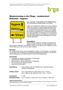 Hygiene - BGS-Chur