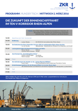 die zukunft der binnenschifffahrt im ten-v-korridor rhein