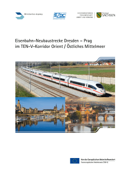 Eisenbahn-Neubaustrecke Dresden – Prag im TEN-V