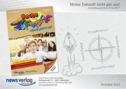 Meine Zukunft sieht gut aus!