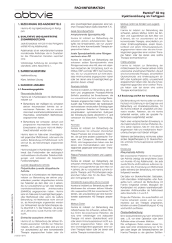 Humira&reg; 40 mg Injektionsl&ouml;sung im Fertigpen - FachInfo