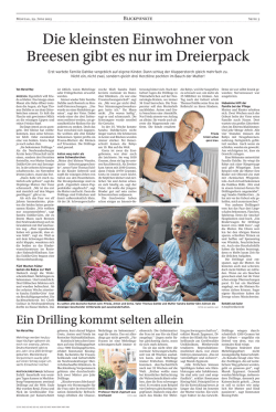 Nordkurier-Artikel - Klinikum Südstadt Rostock