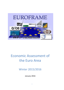 Economic Assessment of the Euro Area