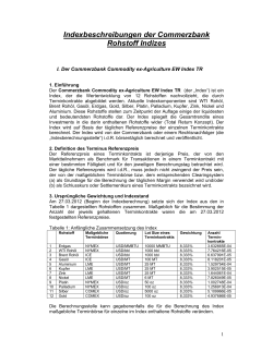 - Commerzbank Indizes