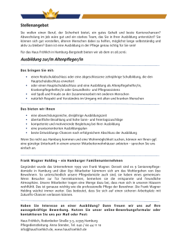 Stellenangebot hier herunterladen