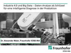 Industrie 4.0 und Big Data