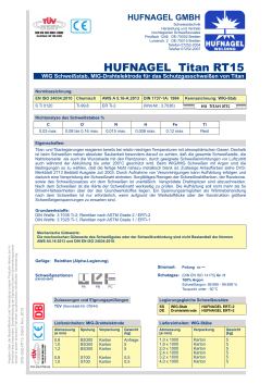 Titan RT 15 - Hufnagel GmbH