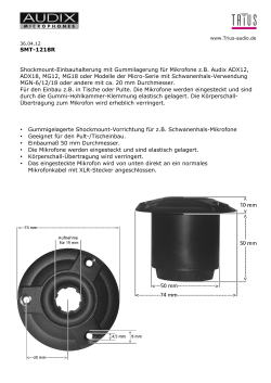 SMT-1218R Shockmount-Einbauhalterung mit - TRIUS