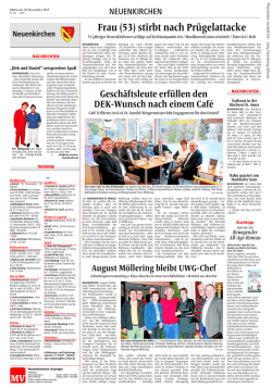 Münsterländische Volkszeitung, Ausgabe: Ausgabe