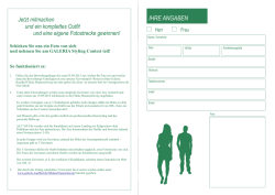 ihre angaben - GALERIA Kaufhof