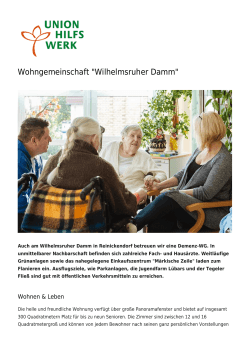 Wohngemeinschaft "Wilhelmsruher Damm"